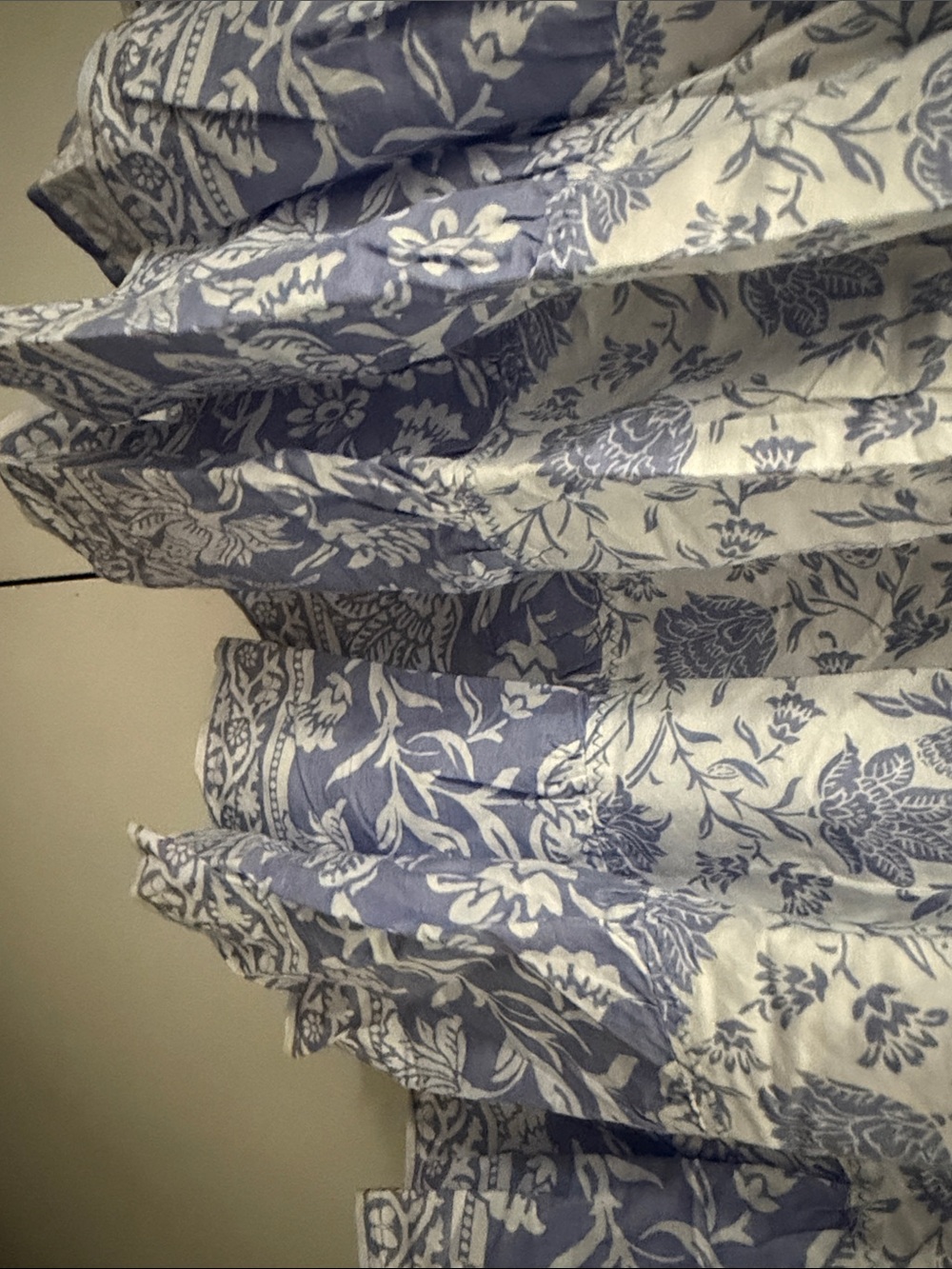 Free People Blue and White Floral Midi Skirt - Picture 4 of 5